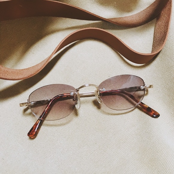 90s rimless sunglasses